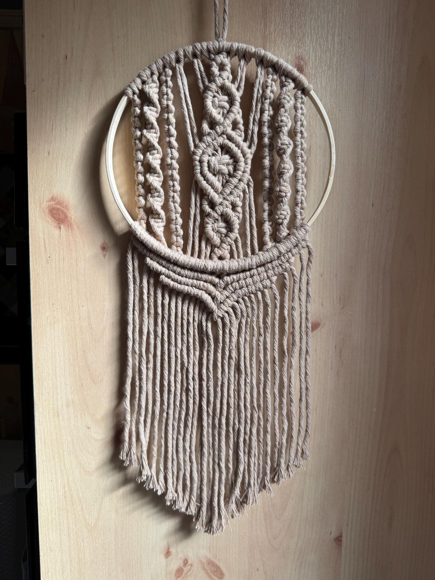 Handmade Macrame Dreamcatcher | Ready-to-Post Studio Sample | Wedding Decor Wall Hanging