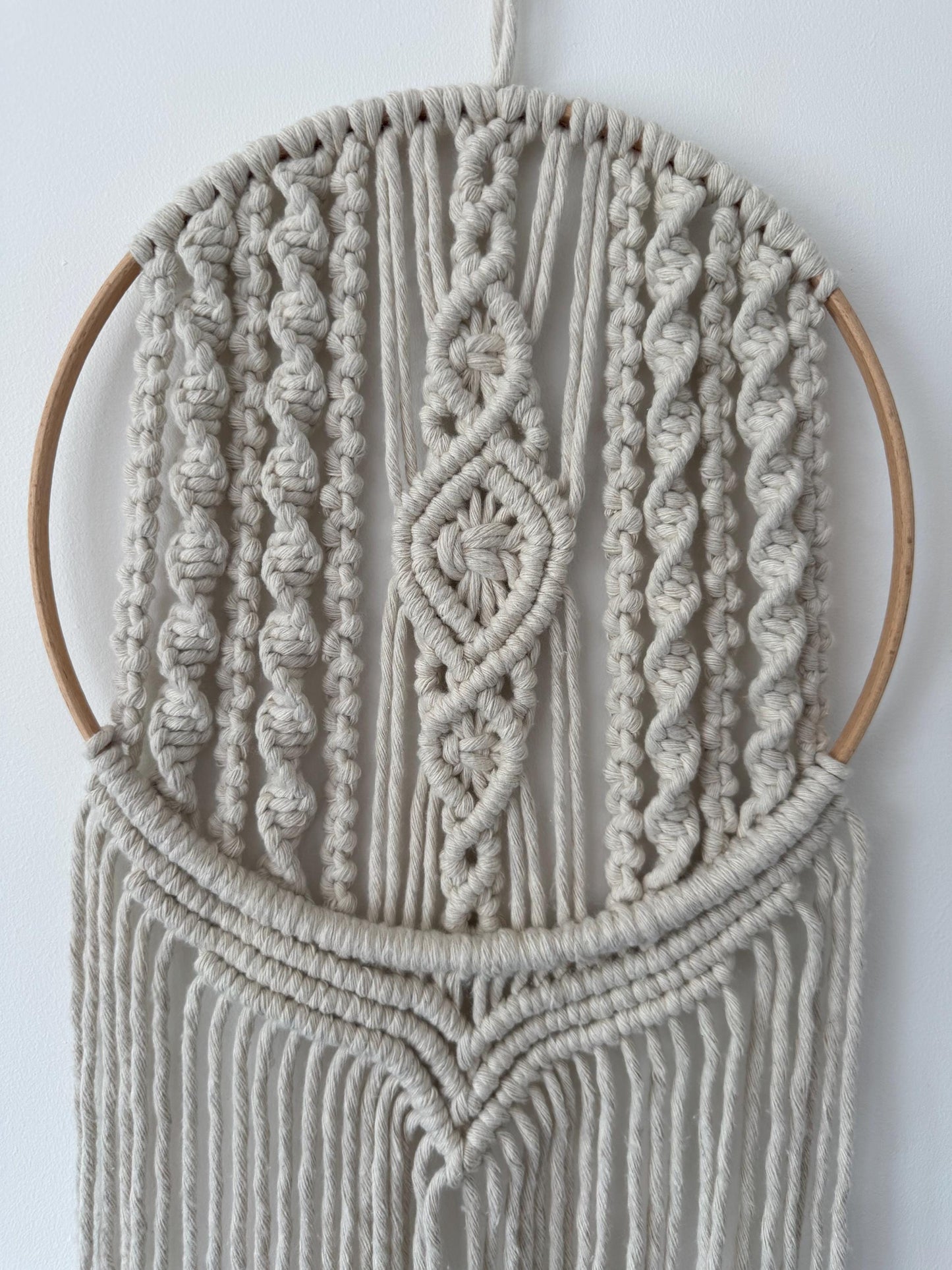 Handmade Macrame Dreamcatcher | Ready-to-Post Studio Sample |  Boho Wedding Arch Wall Hanging