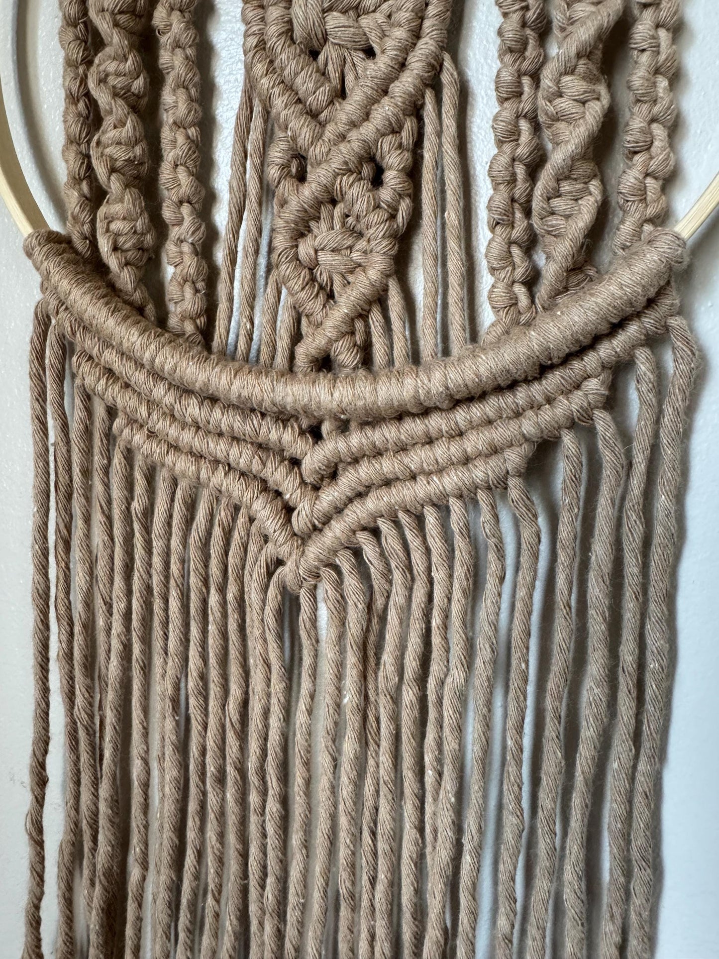 Handmade Macrame Dreamcatcher | Ready-to-Post Studio Sample | Wedding Decor Wall Hanging