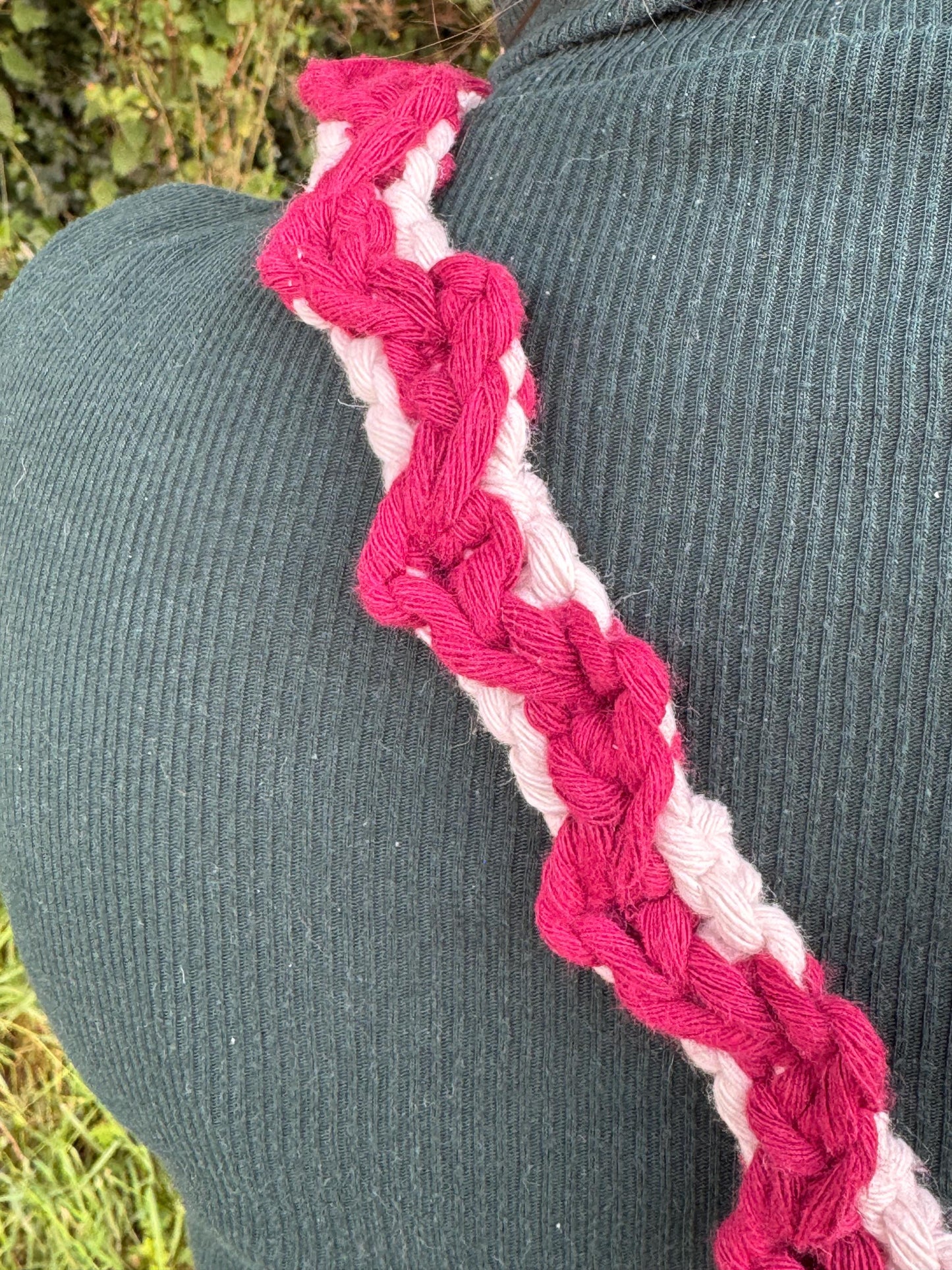Floral Macrame Crossbody Strap | Ready-to-Post Studio Sample | Handmade Boho Small Bag Accessory