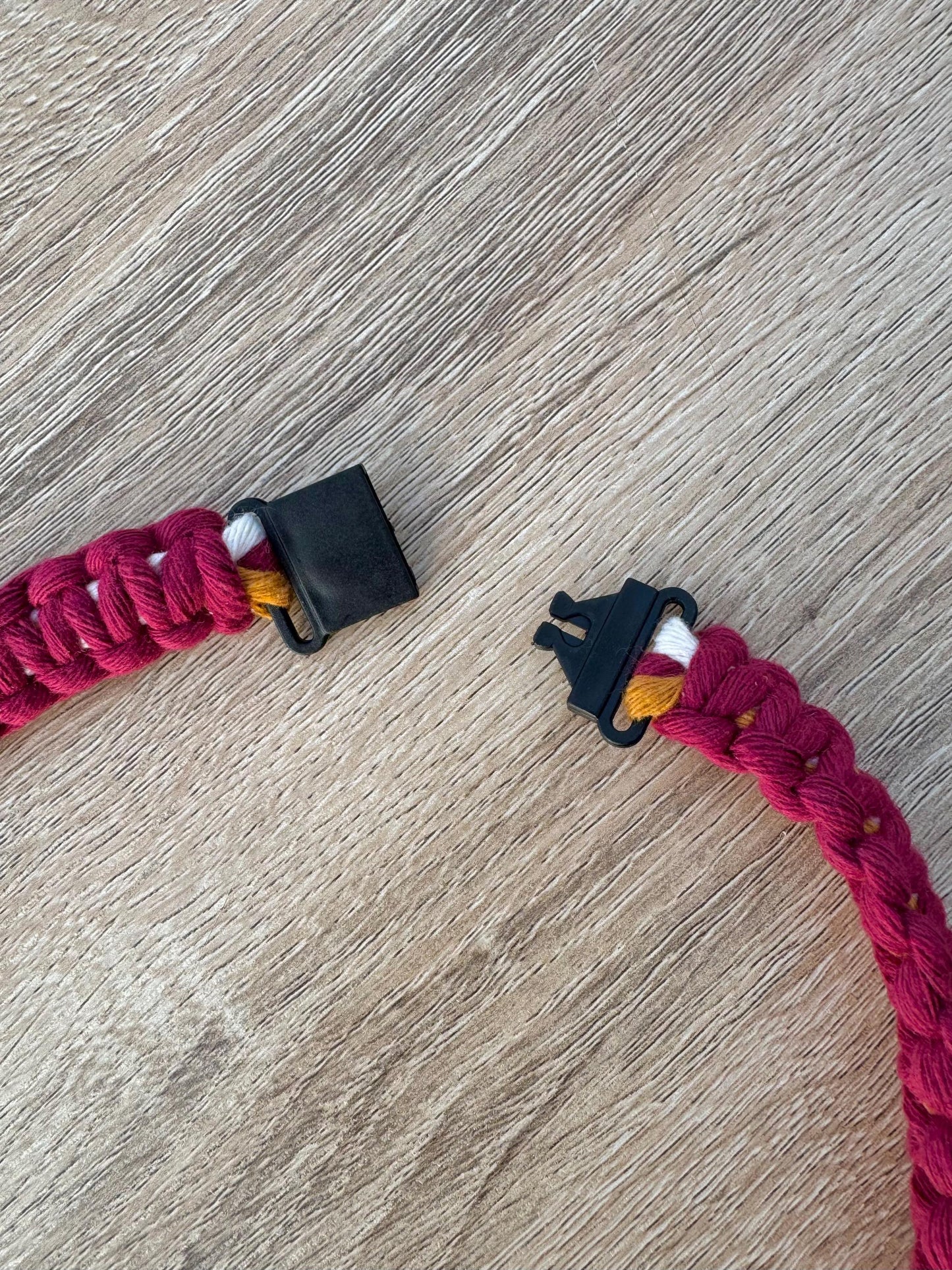 Handmade Macrame Flower Lanyard | Custom ID Holder with Breakaway Clip