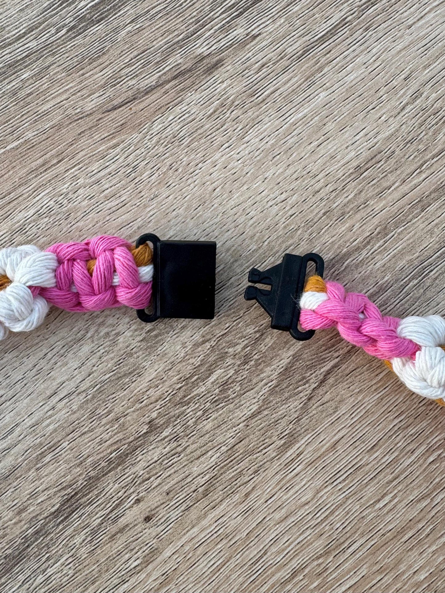 Handmade Macrame Flower Lanyard | Custom ID & Key Holder with Breakaway Clip