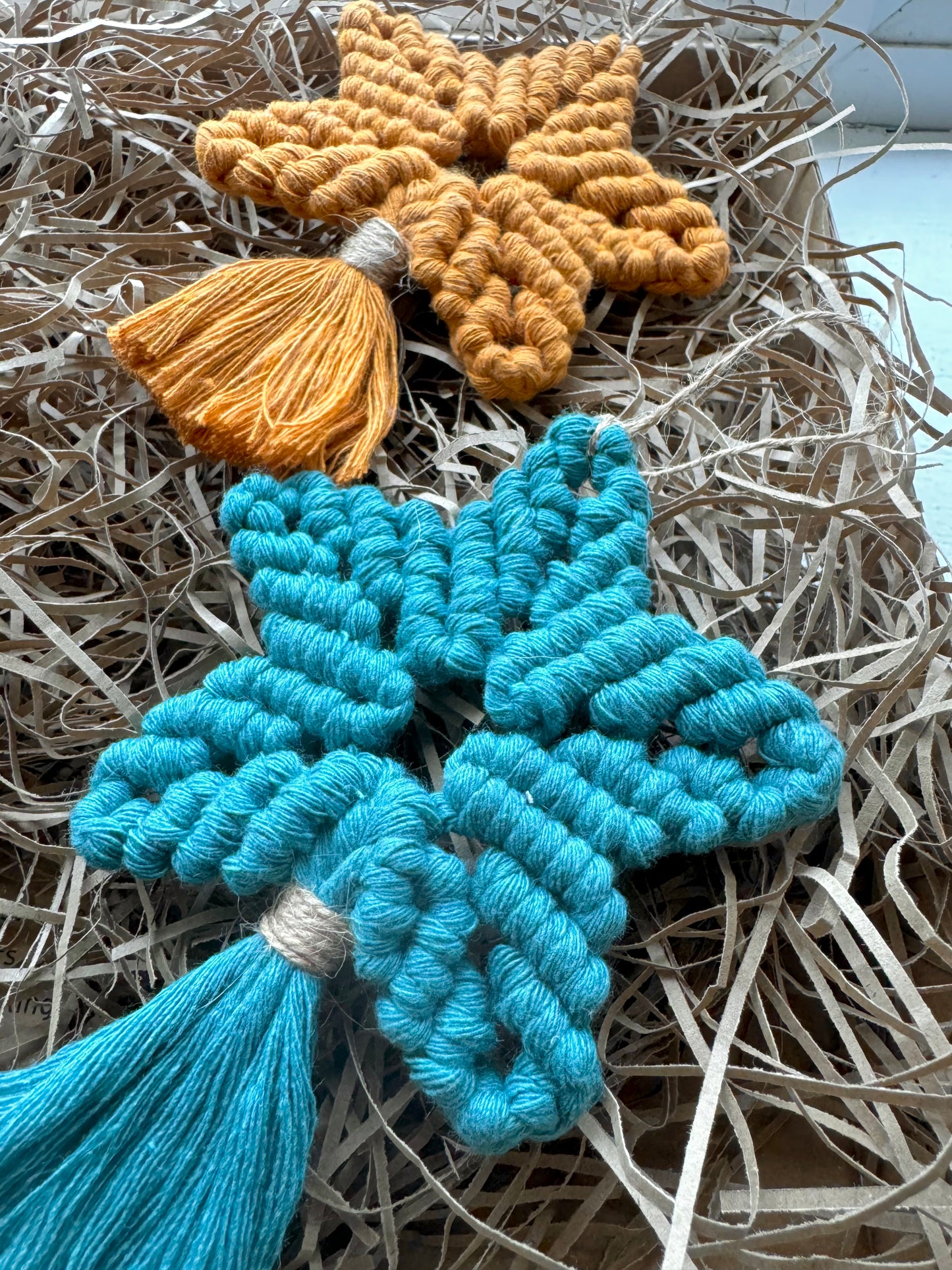 Macrame Star Ornament | Boho Christmas Tree Decor