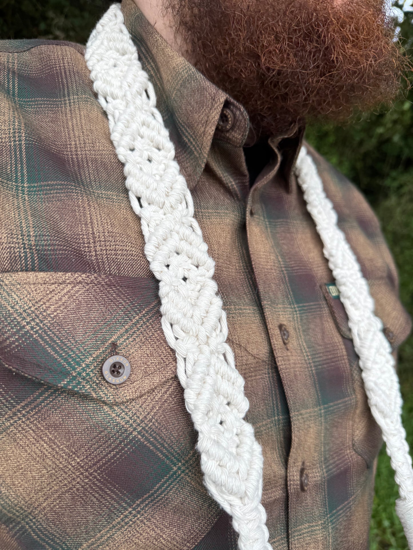 Handmade Macrame Crossbody Strap | Bohemian Bag and Phone Strap